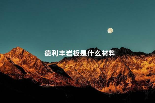 德利丰岩板 德利丰岩板有LOGO吗