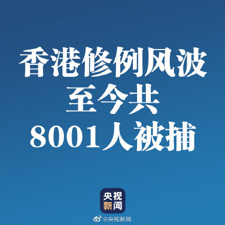 香港修例风波至今共8001人被捕！1365人被起诉566人被控暴动罪！