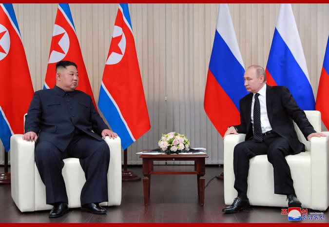 金正恩向普京致贺电！向普京致贺电祝贺俄罗斯卫国战争胜利75周年！
