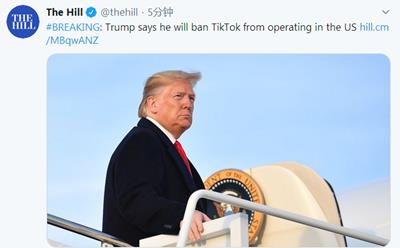 特朗普将禁止TikTok在美国运营！Tiktok在美国受欢迎吗？在全球有多火？
