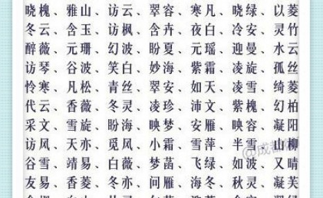 有了这些好听又有内涵的名字，家长给孩子取名不用愁了