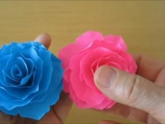 如何折纸玫瑰：永不凋谢，女孩们都喜欢，手工折纸