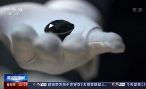 一颗超2亿元的超大钻石抵运上海，重88克拉为全球五大黑钻之一