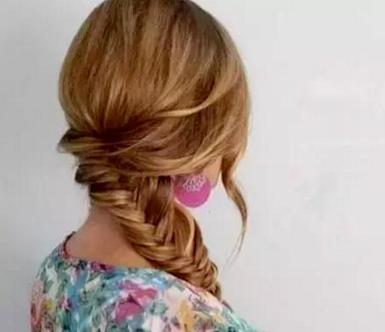 菠萝头发型编织方法