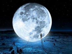 梦见去月球是什么意思,梦到月亮很大离我很近有什么预兆