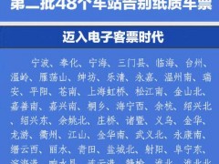 这48个火车站坐车不再取票！具体是哪48个站？什么时候开始实施？