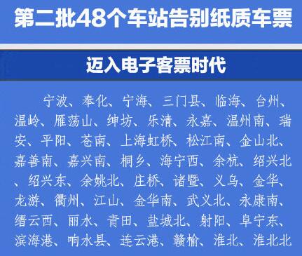 48个火车站坐车不再取票