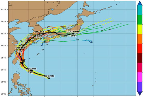 台风米娜已生成！会路径哪些地区？经过上海吗？