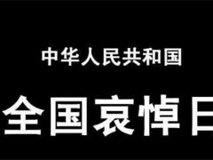 4月4日举行全国性哀悼活动！停止公共娱乐活动，全民默哀3分钟！