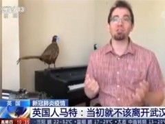 英国男子后悔离开武汉回英国具体是什么情况？具体发生了什么事？