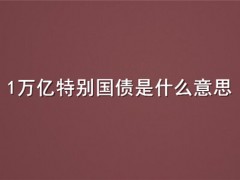 1万亿特别国债是什么意思？怎么购买？值得买吗？