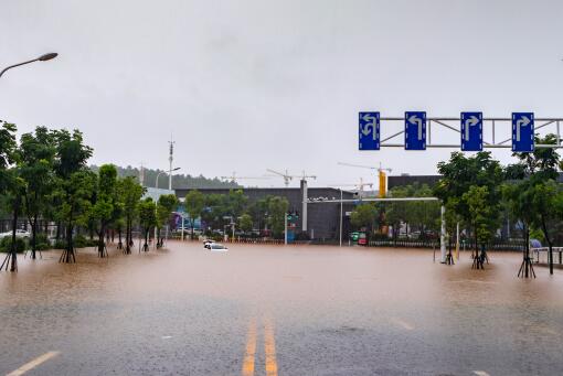 11省市区暴雨黄色预警-摄图网