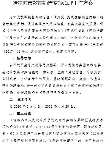 哈尔滨市散煤销售专项治理-官方<a href=https://www.dadasou.com/ target=_blank class=infotextkey>网站</a>截图