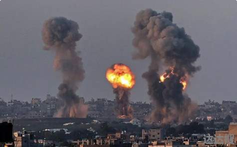 以色列军队摧毁哈马斯银行大楼 以军摧毁哈马斯银行大楼